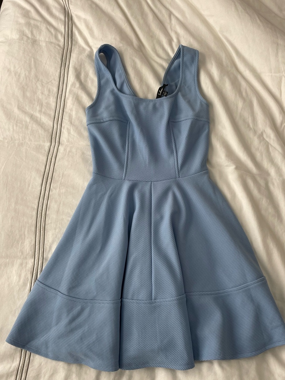 Blue lulus mini dress size small